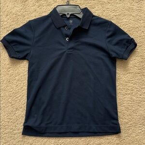 Uniqlo Kids Deep Blue Polo - Size 5-6
